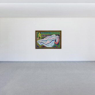 Ernst Ludwig Kirchner erfindet sich neu, ausstellungsansicht. Mit freundlicher genehmigung der Galerie Henze und Ketterer