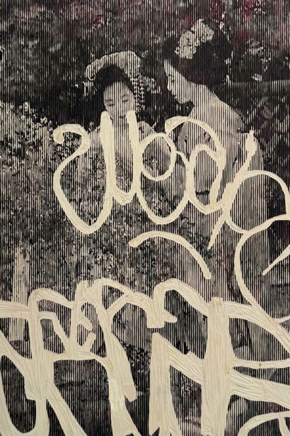 Morgane Ely, Au jardin (detail), 2025. Courtesy of Prima Gallery