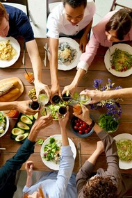 Refeições unem tradição e partilha