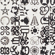 Owusu-Ankomah, Microcron Begins No. 16, 2013. Acrylic on canvas, 180 x 280 cm, Photo copyright, Joachim Fliegner, Courtesy October Gallery