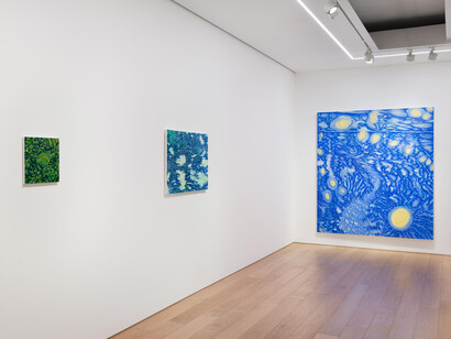 Various artists, Muted rhythm, exhibition view. Courtesy of Lehmann Maupin 