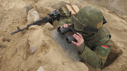 CSTO collective peacekeeping forces in Kazakhstan 2022, Belarus soldier