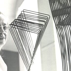 Porträt von Gego, Museo de Bellas Artes, Caracas, 1962. Mit freundlicher genehmigung des Zentrum Paul Klee