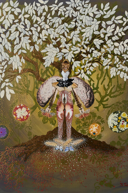 Bunny Tobias, Invisible rising, 2025. Courtesy of form & concept gallery