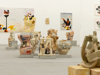 Jun Tsunoda and Shun Kadohashi, In the making, exhibition view. Courtesy of Gallery Common 