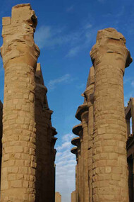 Egipto. Sala hipóstila del Templo de Karnak