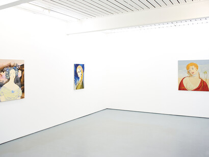 Mela Yerka, And the—the surface isfine and powdery, installation view, photography by: Lee James Thompson
