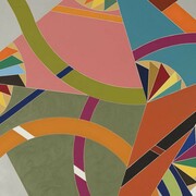William T. Williams (b.1942), Mercer's Stop, Detail, 1971, acrylic on canvas, 108" x 84" / 274.3 x 213.4 cm, signed and dated © William T. Williams; Courtesy of Michael Rosenfeld Gallery LLC, New York, NY
 
