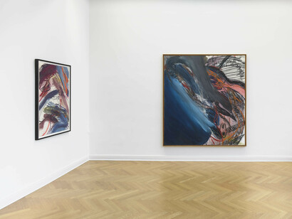 Walter Stöhrer, El hombre invisible, exhibition view. Courtesy of Galerie Friese. Photo by Eric Tschernow