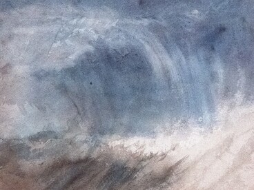 William Turner, "Sea and Sky", 1820-30, dettaglio. Tate Britain, Londra, UK