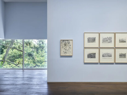 Kim Chong Hak, On paper, exhibition view. Courtesy of Johyun Gallery