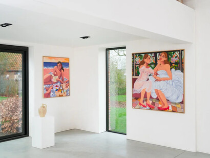 Vanessa Van Meerhaeghe, One size fits most, exhibition view. Courtesy of Verduyn Gallery