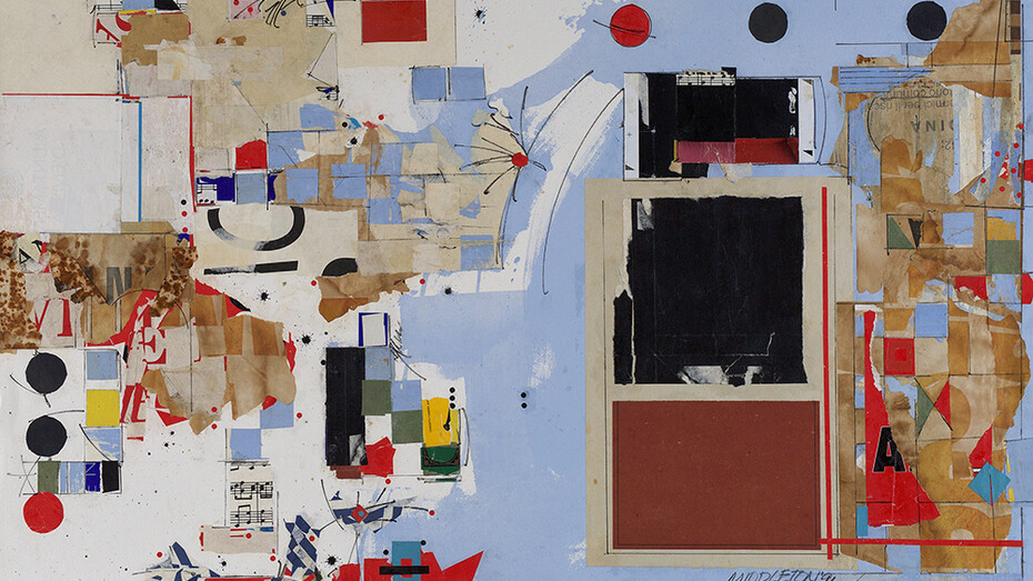 Sam Middleton, Theme (detail), 1991. Courtesy of Spanierman Modern