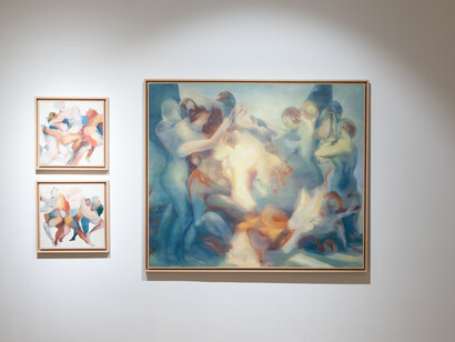 Yasmina Alaoui, Sarabande, vue d'exposition. Avec l'aimable autorisation du Comptoir des Mines Galerie