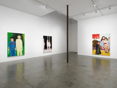 Chantal Joffe, I remember, exhibition view. Courtesy of Victoria Miro Gallery