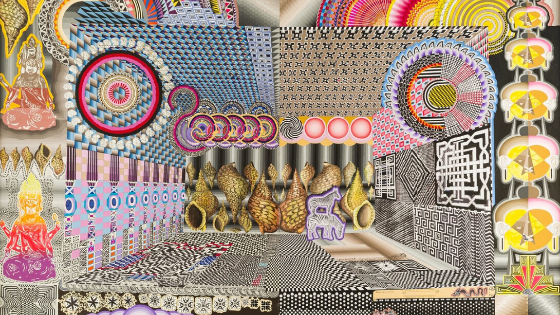 Pedro Friedeberg, No hay mal que bien no venga. ¡Recórcholis, cáspita, cielos! (detail), 2021. Courtesy of Ruiz-Healy Art