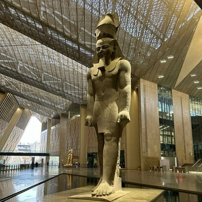 Coloso de Ramsés II de Menfis, escultura, dinastía XIX de Egipto