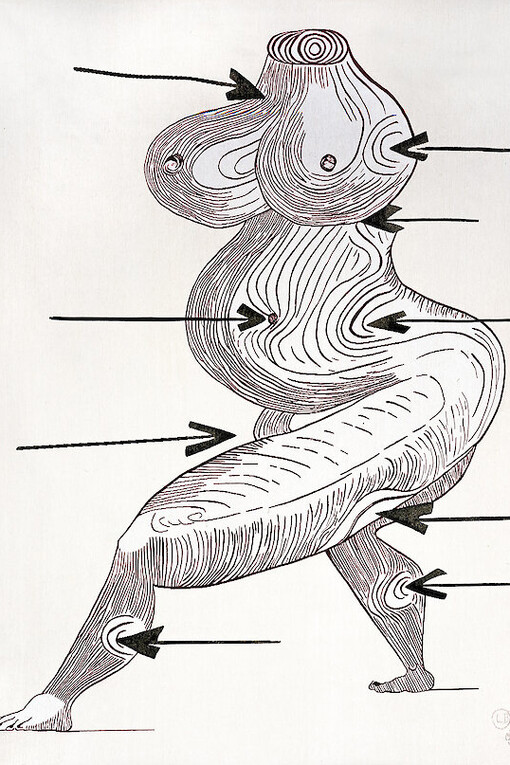 Louise Bourgeois, Sainte Sébastienne (detail), Ausführung 2006, Paris. Courtesy of Museum der bildenden Künste Leipzig