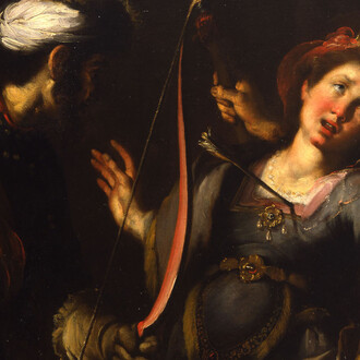 Bernardo Strozzi, Il cappuccino. Martirio di sant’Orsola, 1618 - 1620 ca. Cortesia di BKV Fine Art