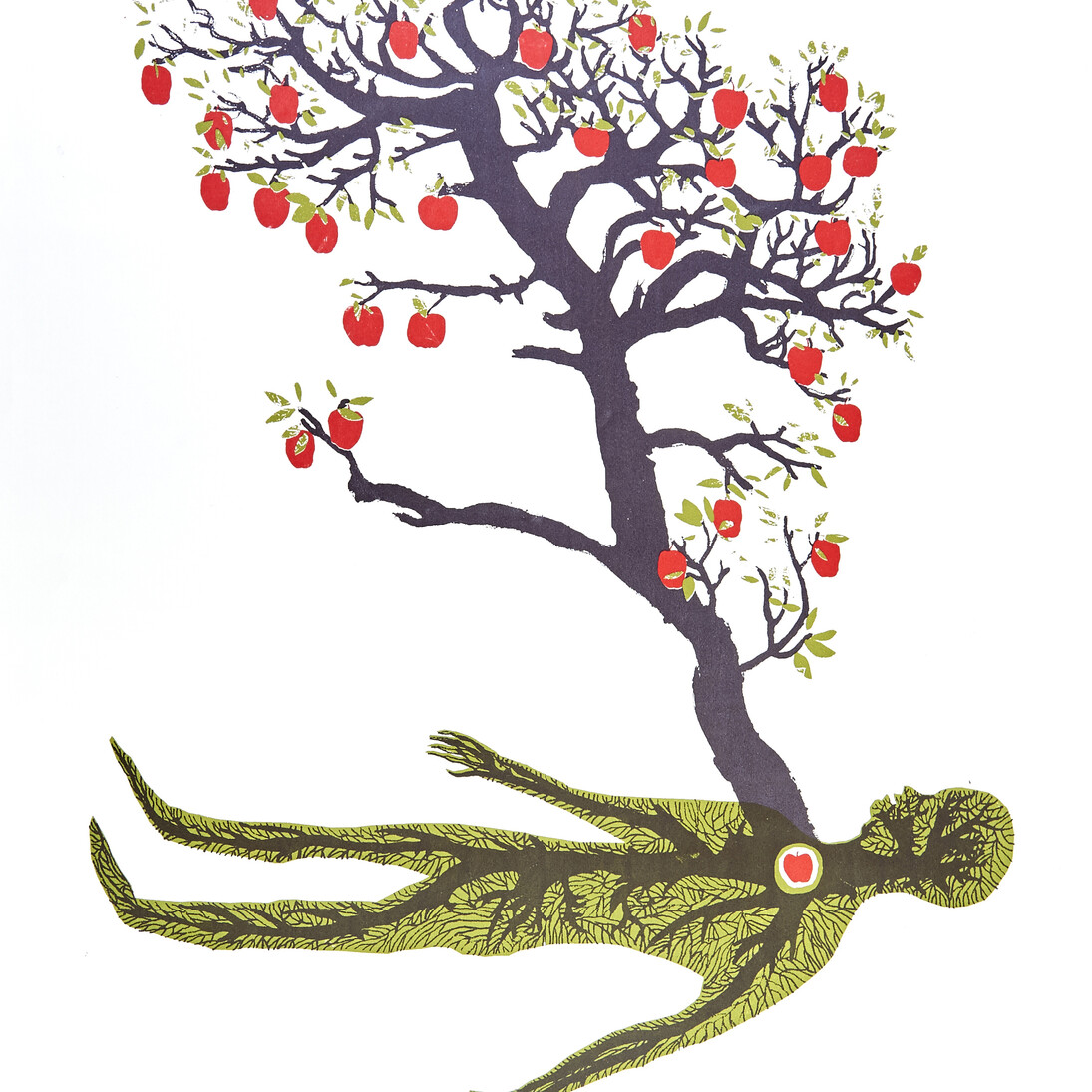 Imogen Shaw, Apple Day Poster, 1996. Courtesy of YSP © Jonty Wilde
