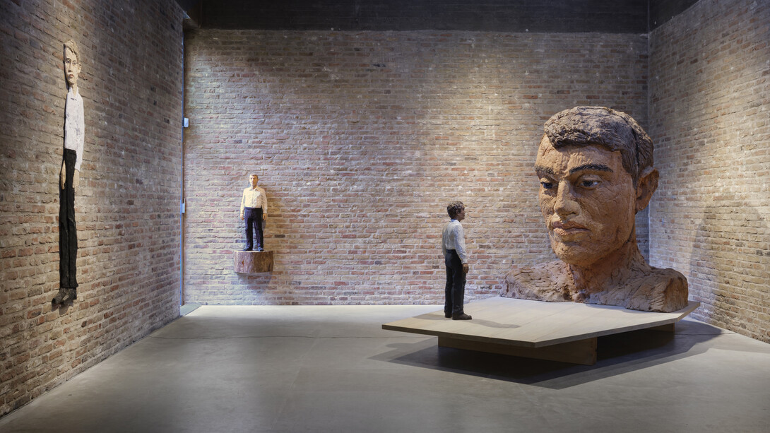 Stephan Balkenhol, exhibition view. Courtesy of König Galerie