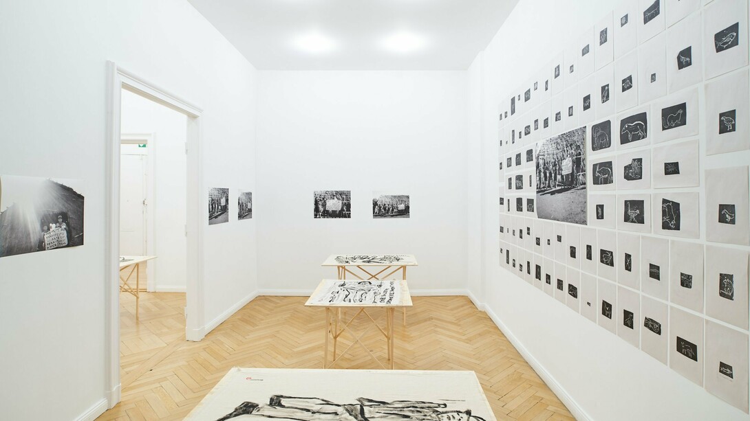 Paulo Nazareth, Allemann, exhibition view. Courtesy of Meyer Riegger