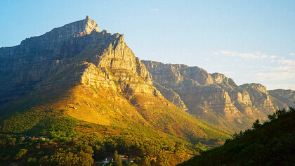 Table Mountain from near Lion’s Head, Cape Town, photographed by Jade Stephens