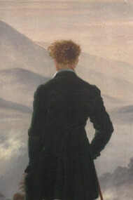 "Caminhante Sobre o Mar de Névoa / Wanderer über dem Nebelmeer" de Caspar David Friedrich (Hamburger Kunsthalle)