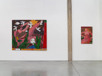 Iryna Maksymova, Silueta, exhibition view. Courtesy of Verduyn Gallery