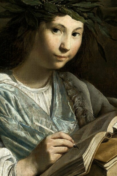 "Clío, musa de la Historia", óleo sobre lienzo, 1617-1634