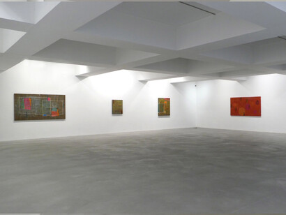 José Bechara, Deambulações no labirinto, vista da exposição. Cortesia da Galeria Carlos Carvalho