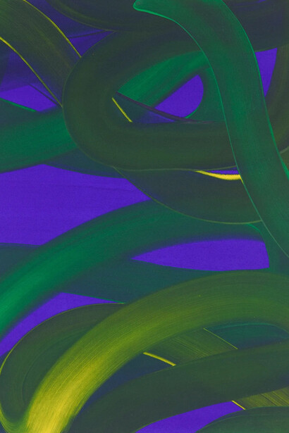 Ed Moses, Exp-A (detail), 2007. Courtesy of JD Malat Gallery