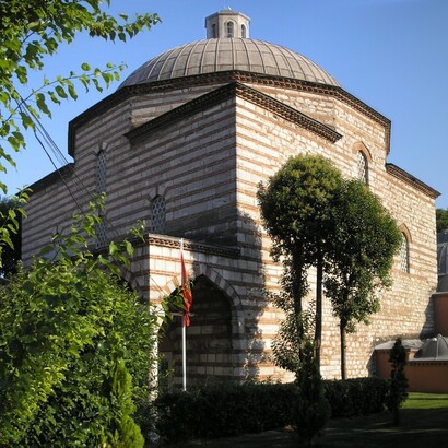 Il bagno turco (hamam) costruito da Haseki Hürrem Sultan, conosciuta in Occidente come Roxelana o Roxelane. Situato a Istanbul, vicino alla Basilica di Santa Sofia, Turchia