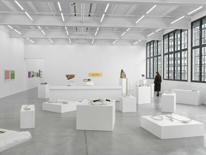 Franz West, Die frühen werke (Early works), exhibition view. Courtesy of Galerie Eva Presenhuber