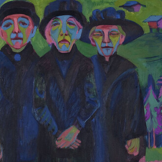 Ernst Ludwig Kirchner, The three old women, 1925/1926. Mit freundlicher genehmigung des Kirchner Museums