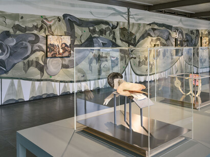 Guglielmo Castelli, Sweet baby motel, exhibition view. Courtesy of Kunsthalle Wien