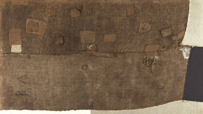 Alberto Burri, "Grande Sacco", 1952, Galleria Nazionale d'Arte Moderna e Contemporanea, Roma, Italia