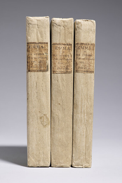 Jane Austen, Emma, 3 vols., London: printed for John Murray, 1816. Courtesy of Morgan Museum
