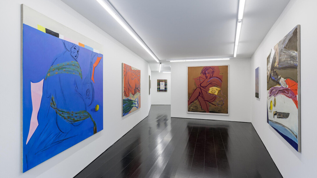 Ella Kruglyanskaya, Backgrounds, exhibition view. Courtesy of Contemporary Fine Arts