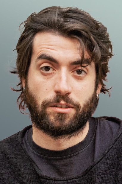 Flavio Moscatelli, part of the cast of the play "Sons". Courtesy of the Teatro Golden