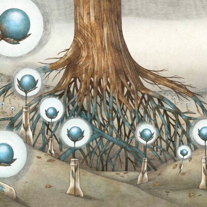 "Il richiamo della Palude", di Davide Calì e Marco Somà. Tavole cortesia Kite edizioni