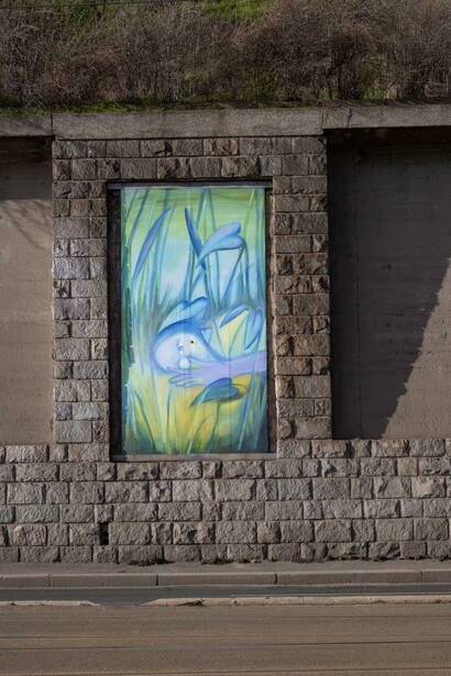 Martina Drozd Smutná, No future girl, exhibition view. Courtesy of Artwall Gallery