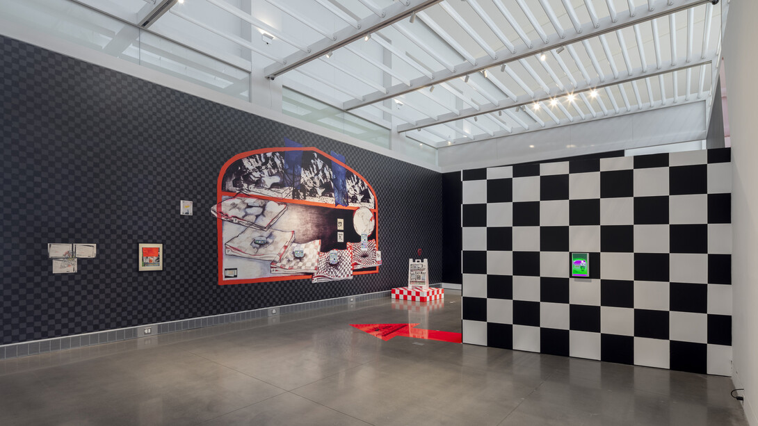 Umber Majeed, Joy tech, exhibition view. Courtesy of Queens Museum. Photo by Hai Zhang