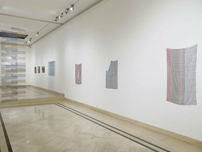 Bonolo Kavula, Kopano ya moya (Sacred gathering), veduta della mostra. Cortesia della Richard Saltoun Gallery