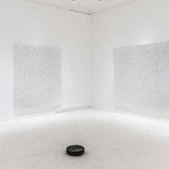 Rirkrit Tiravanija, In aliens we trust, vue de l'exposition. Avec l'aimable autorisation de la Galerie Chantal Crousel