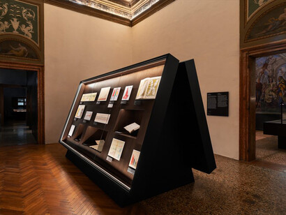 AMO/OMA, Diagrams, exhibition view. Courtesy of Fondazione Prada