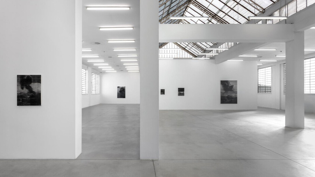 Mario García Torres, Oils, exhibition view. Courtesy of Galleria Franco Noero 