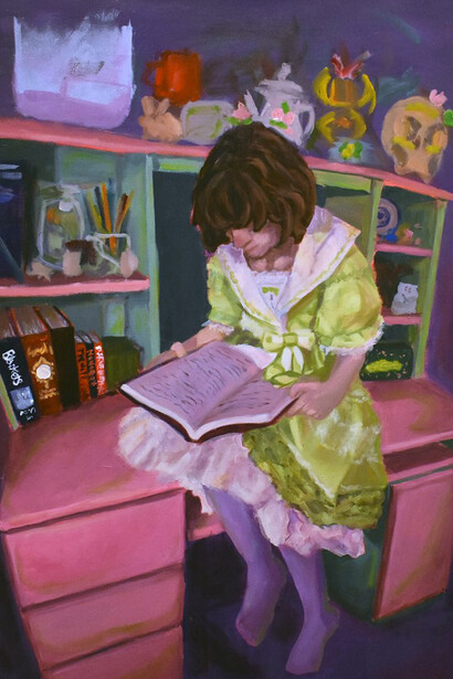 Indyanna “Ica” Cramer, Reading, 2024. Courtesy of Ogden Museum of Southern Art