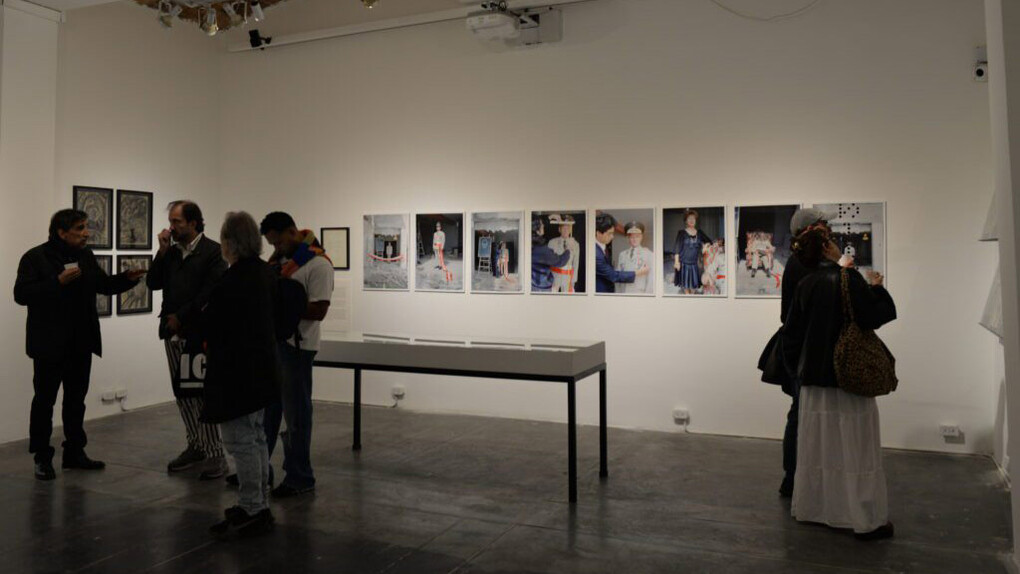 Raúl Avellaneda, We are nothing more than a piece of meat, exhibition view. Courtesy of El Dorado Space