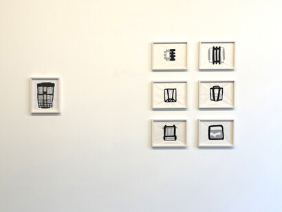 Susan Hefuna and Abraham David Christian, exhibition view. Courtesy of Annex14